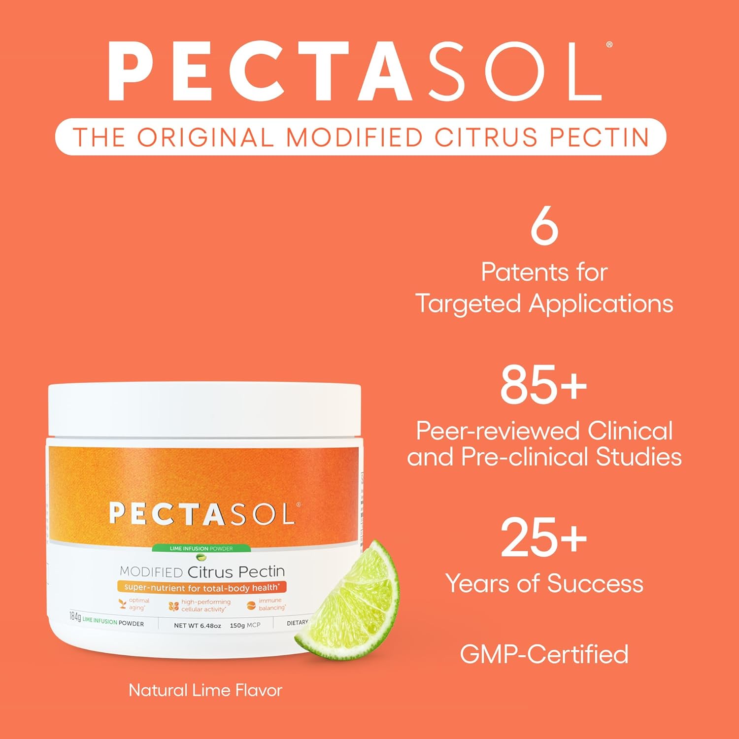PectaSol Modified Citrus Pectin | Galectin-3 Support |184g Lime Powder - Image 5