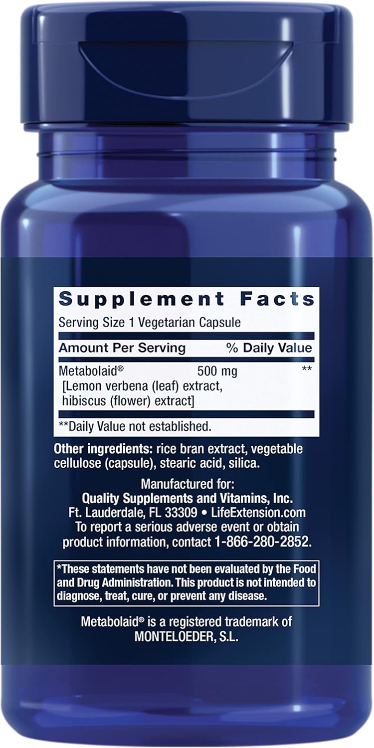 Body Trim Appetite Control Supplement | Life Extension | 30 Capsules - Image 3