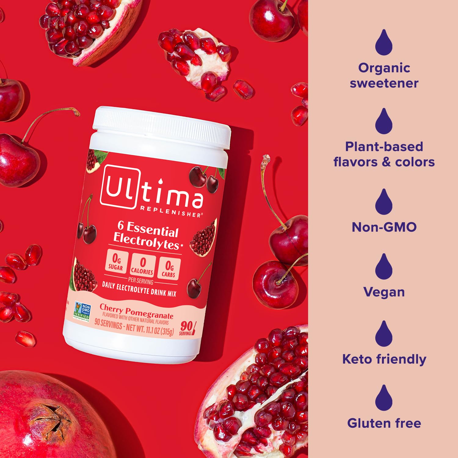Ultima Replenisher Electrolyte Powder | Sugar Free | 90 Servings - Image 4