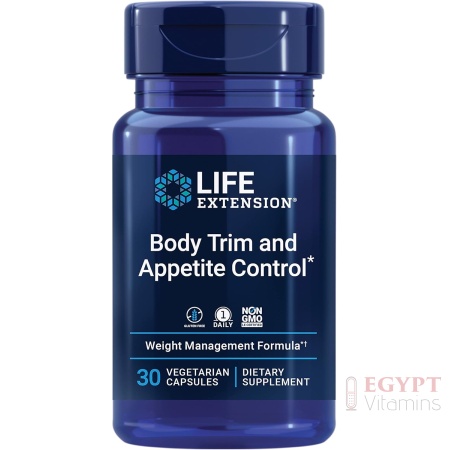 Life Extension Body Trim and Appetite Control, Lemon Verbena, Hibiscus, Healthy Weight, Promotes Satiety, Weight Management, 30 Capsules