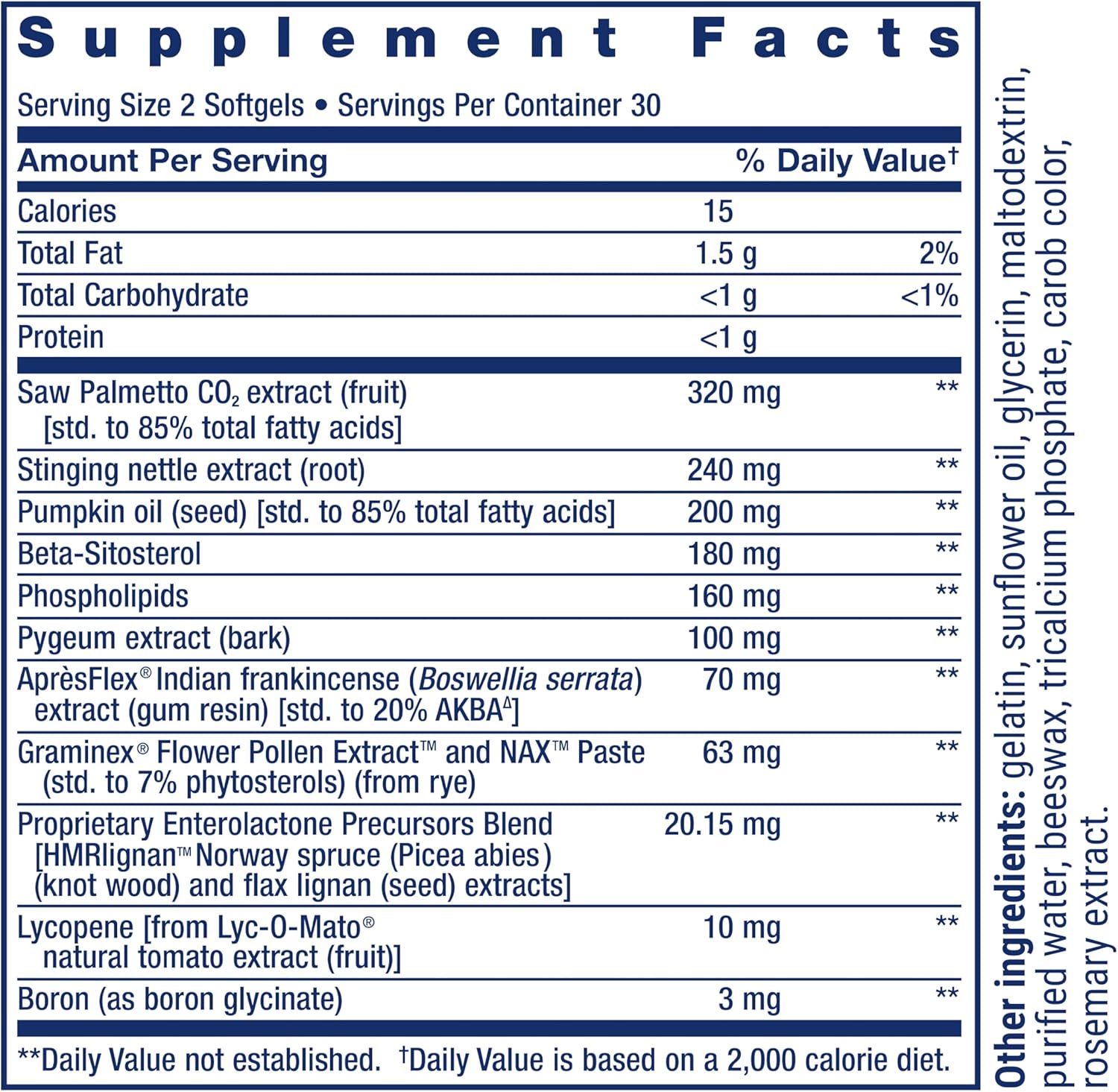 Life Extension Ultra Prostate Formula | Men's Health Supplement | 60 softgels - Image 2