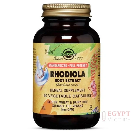 Solgar, Rhodiola Root Extract, 60 Vegetable Capsules