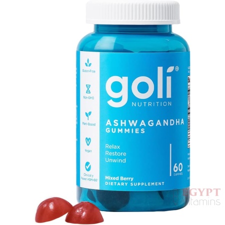 Goli Ashwagandha & Vitamin D Gummy - 60 Count