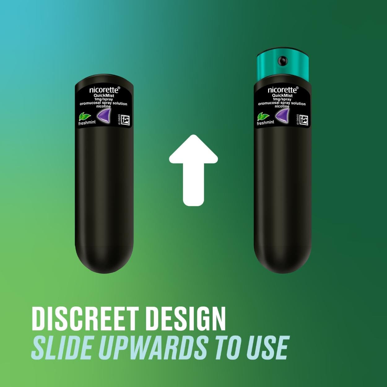 Nicorette QuickMist Mouthspray, Freshmint (2 x 150 Sprays) Smoking or Vaping Cessation Aid, designed to start reducing cravings in 30 seconds (Quit Smoking or Quit Vaping Aid) - Image 2