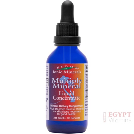 Eidon Ionic Minerals Multiple Minerals Supplement - Ionic Trace Mineral Drops for Water, Natural Liquid Vitamins to Support Heart Health and Hydration, Bioavailable, No Preservatives - 2 oz