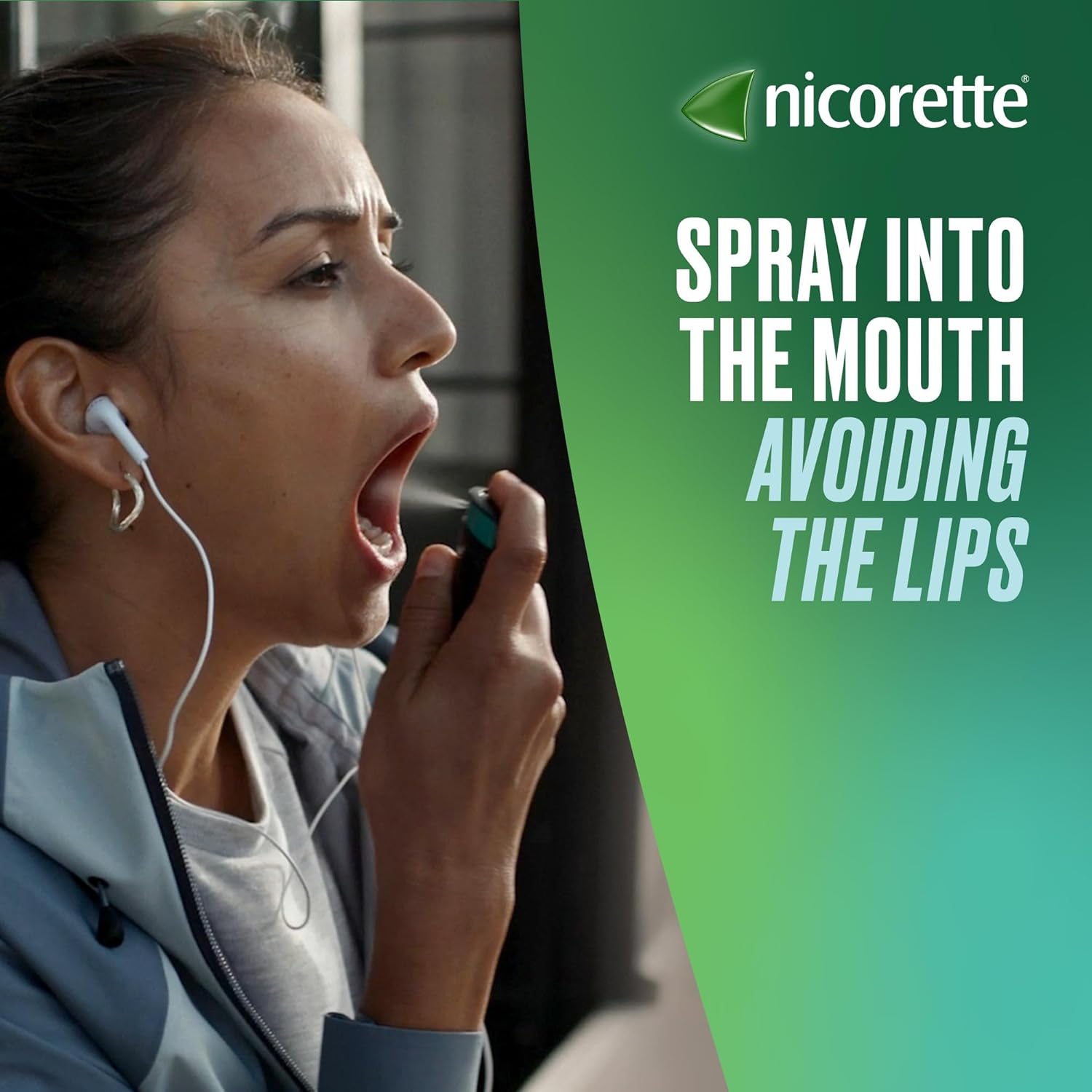 Nicorette QuickMist Mouthspray, Freshmint (2 x 150 Sprays) Smoking or Vaping Cessation Aid, designed to start reducing cravings in 30 seconds (Quit Smoking or Quit Vaping Aid) - Image 3