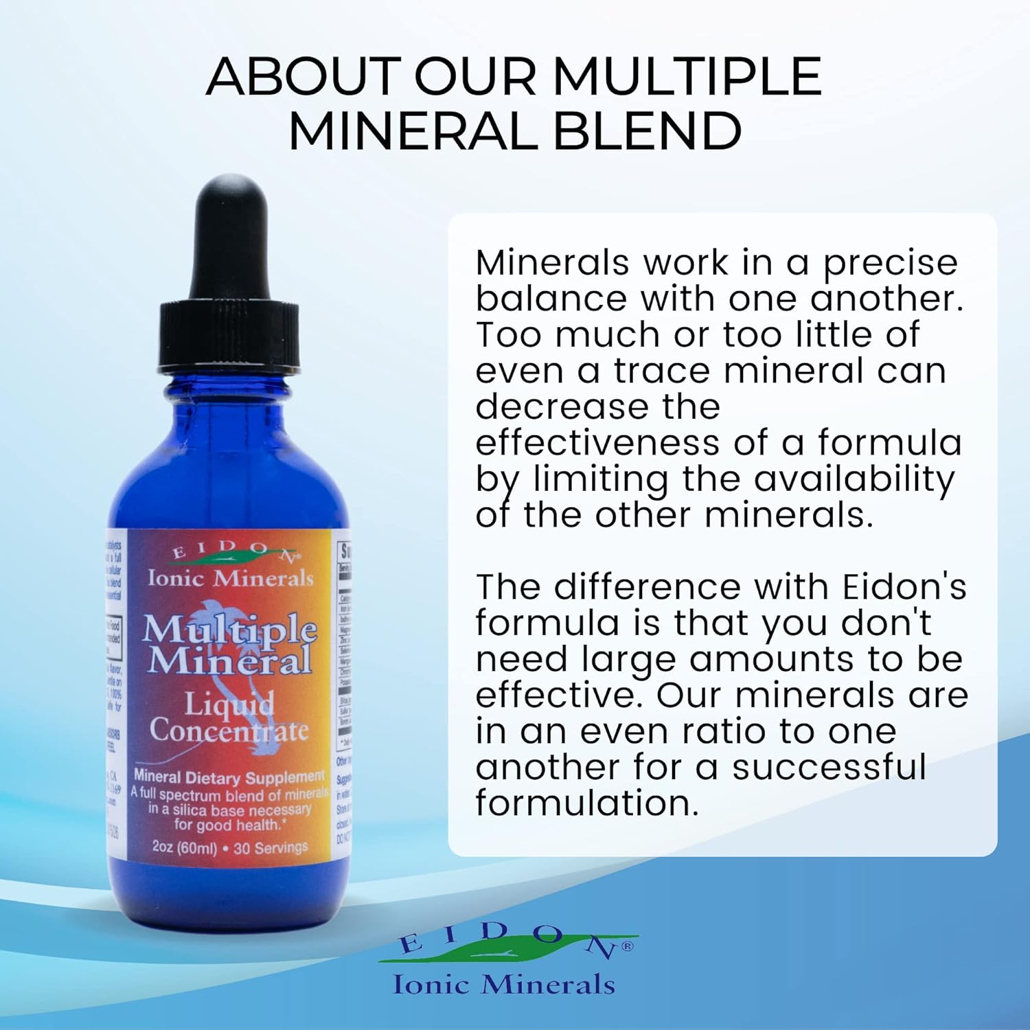 Eidon Ionic Minerals | Multiple Mineral Drops for Water | 2 oz - Image 3
