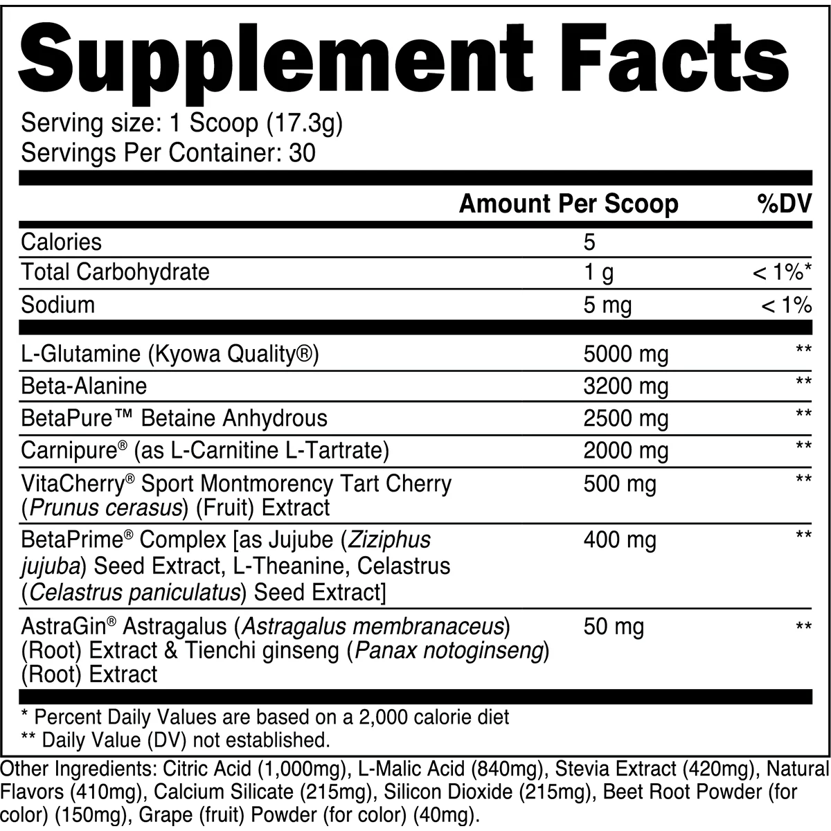 Transparent Labs Post Workout - Image 2