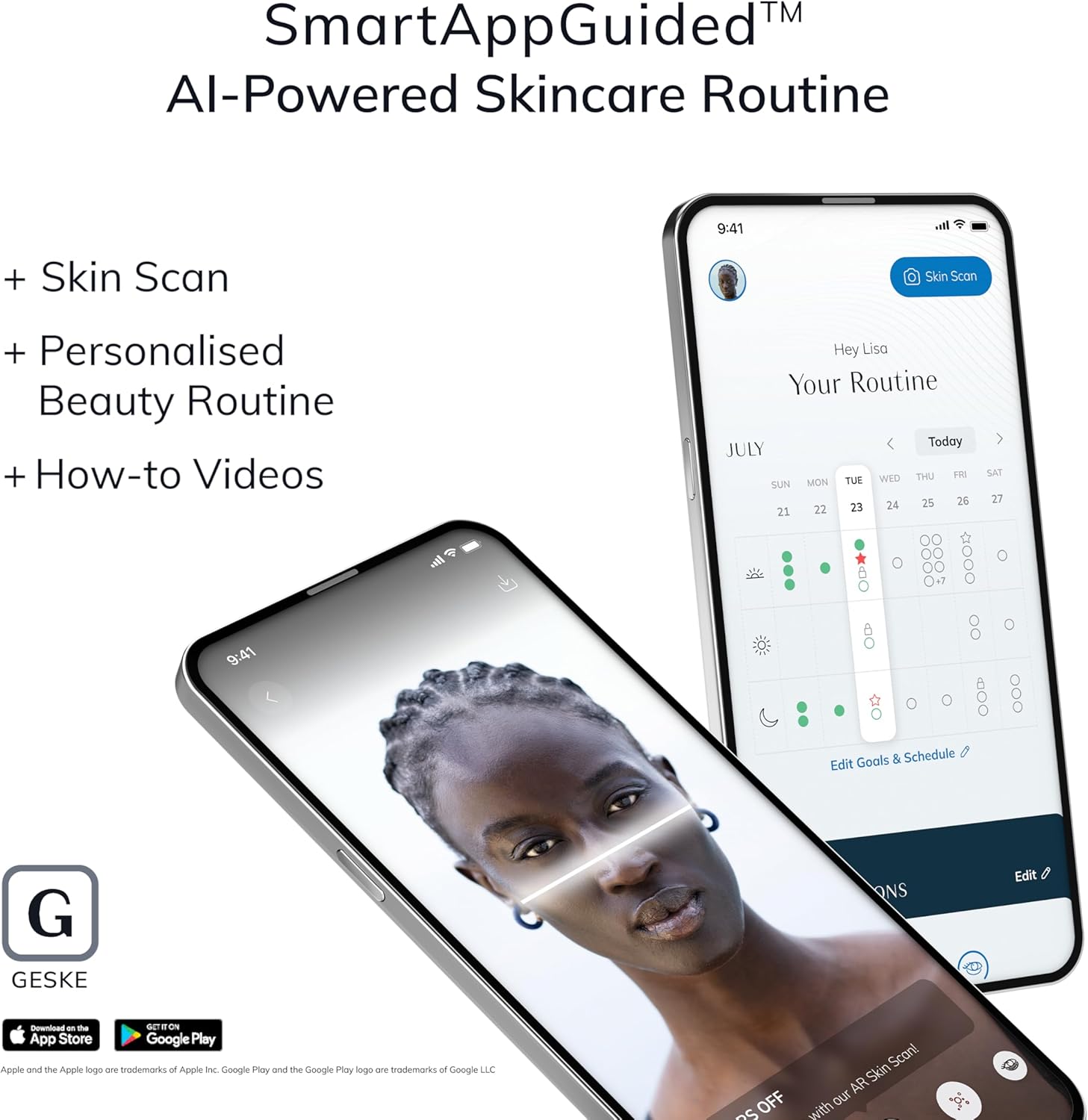GESKE SmartAppGuided⢠MicroCurrent Skin Scrubber & Blackhead Remover
