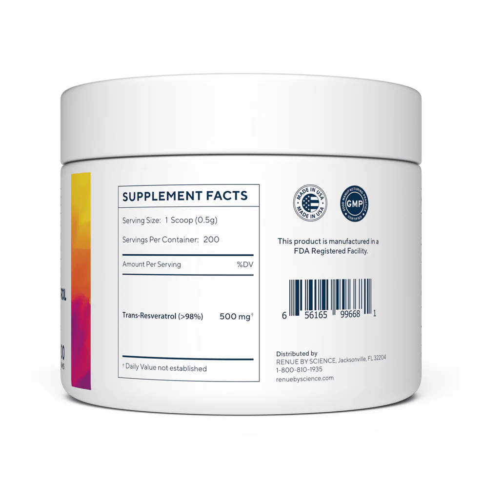 Renue by science Pure Trans-Resveratrol | 100 grams - Image 2