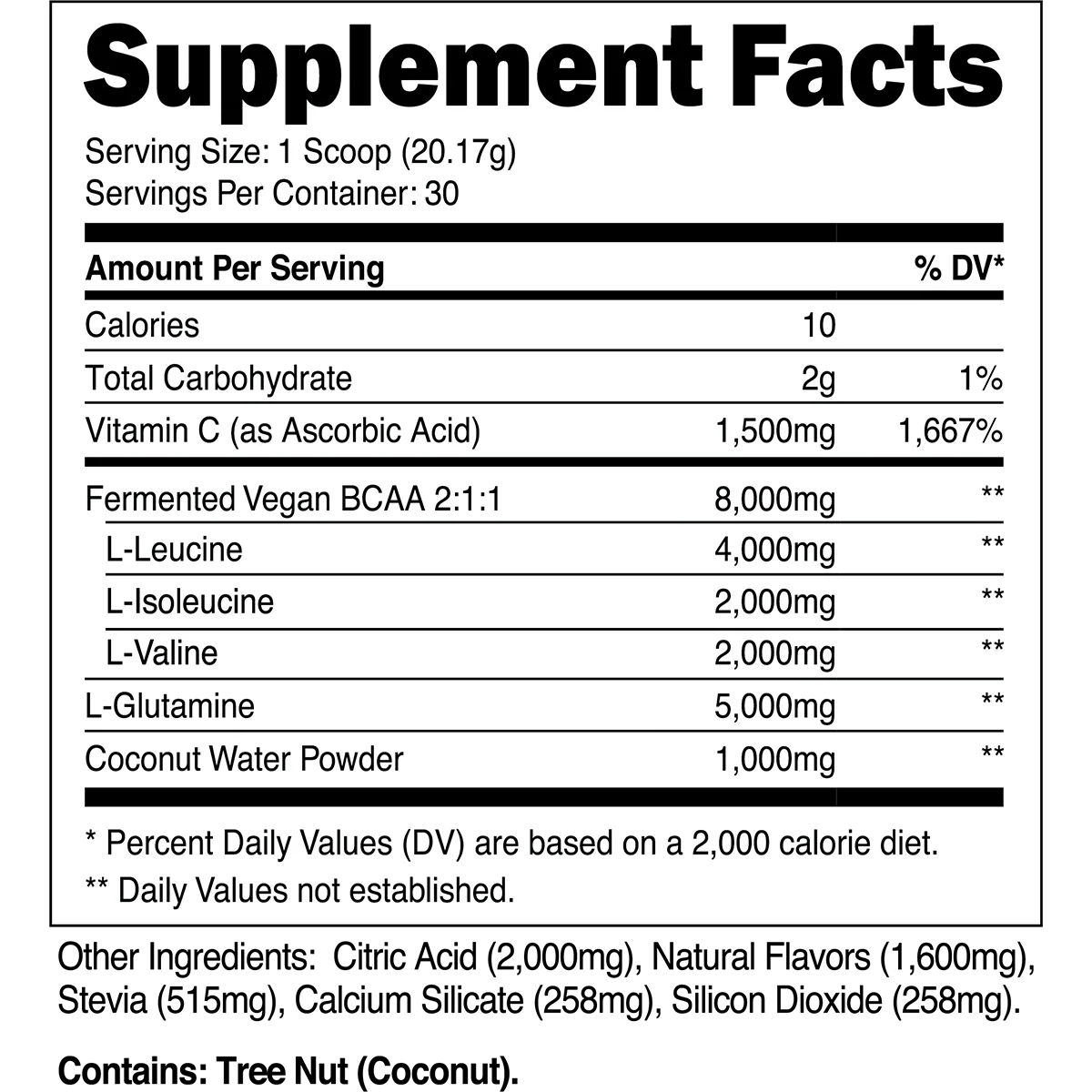Transparent Labs BCAA Glutamine - Image 2