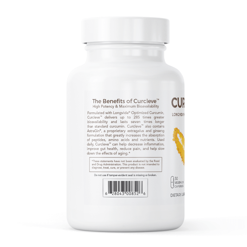 CurcLeve Curcumin Supplement | Advanced Bioavailability Support | 30 Capsules - Image 4