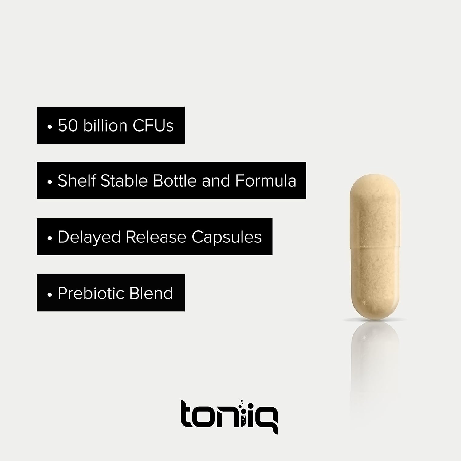 Toniiq 50 Billion CFU Lactobacillus Reuteri Probiotic 50mg per Serving - L Reuteri Probiotics - Highest CFU Count Lactobacillus Reuteri Probiotic - 60 Vegetarian Capsules - Image 6