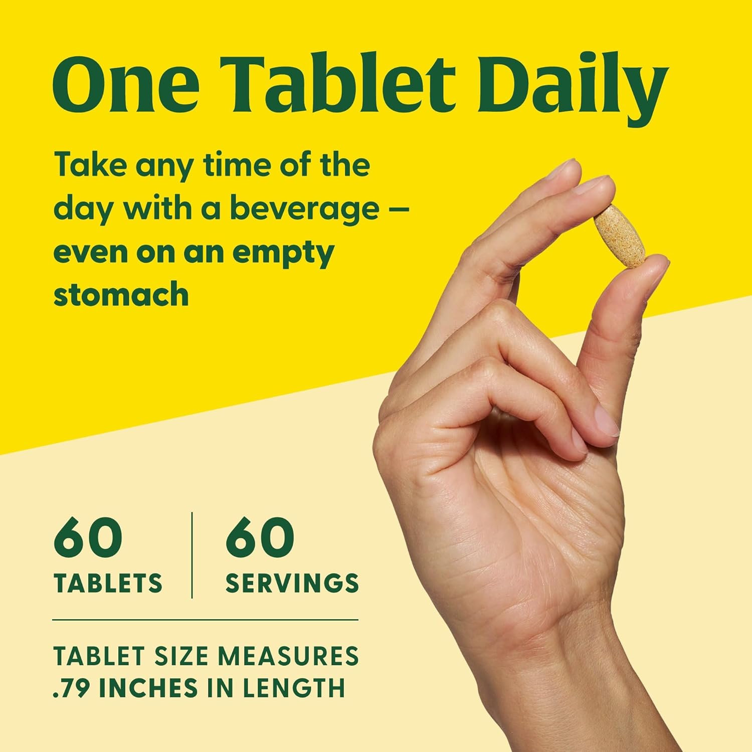 {Broken Bottle}MegaFood Men's 40+ One Daily Multivitamin for Men | 60 Tabs - Image 4