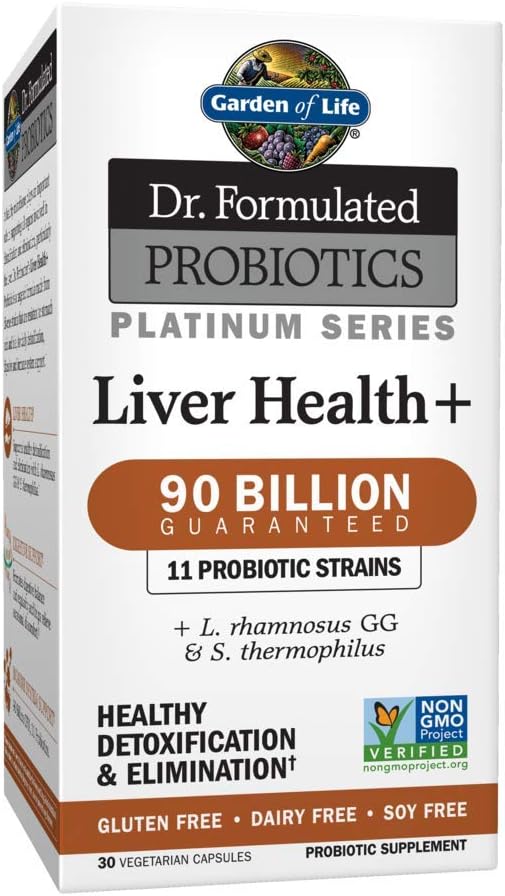 Garden of Life Platinum Series Liver Health+ 90 Billion CFU | 30 Capsules