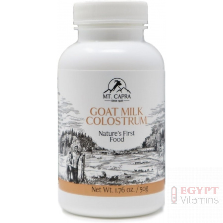 Mt. Capra Goat Milk Colostrum | for Healthy Immune System, Gut, and Athletic Performance | Grass-Fed, High in Immunoglobulins | 17 Servings - 1.76 oz