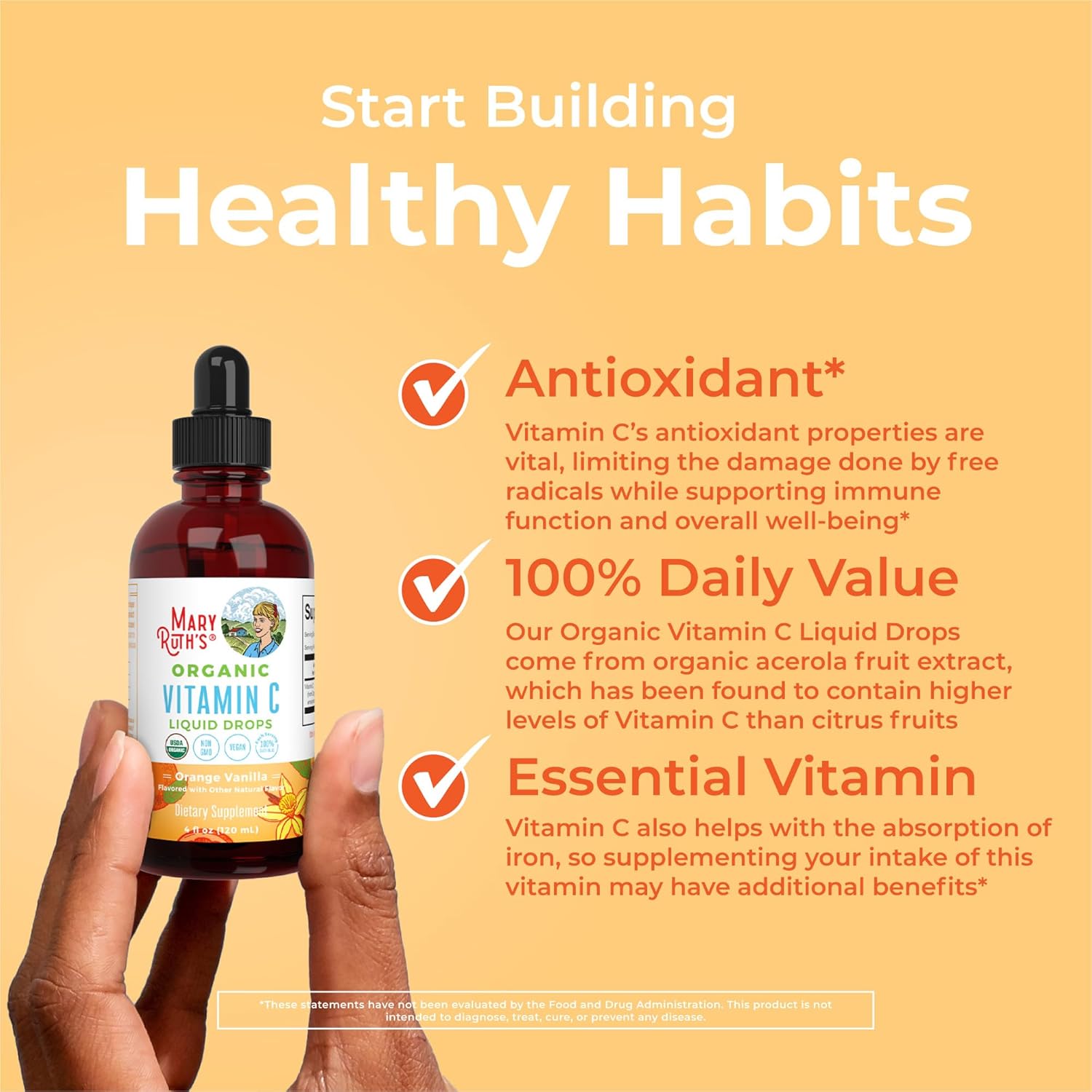 MaryRuth Organics Organic Vitamin C Supplement | 4 Fl Oz - Image 6