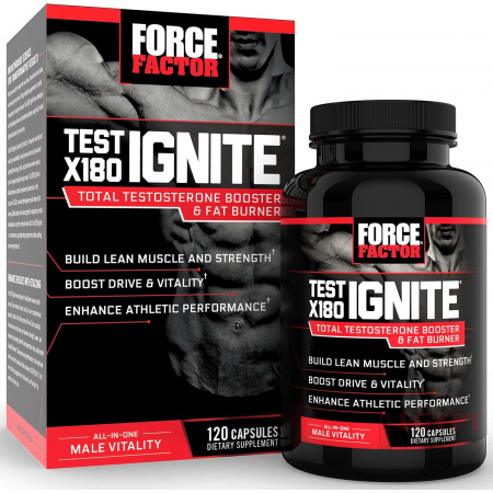Force Factor Test X180 Ignite | 120 Count
