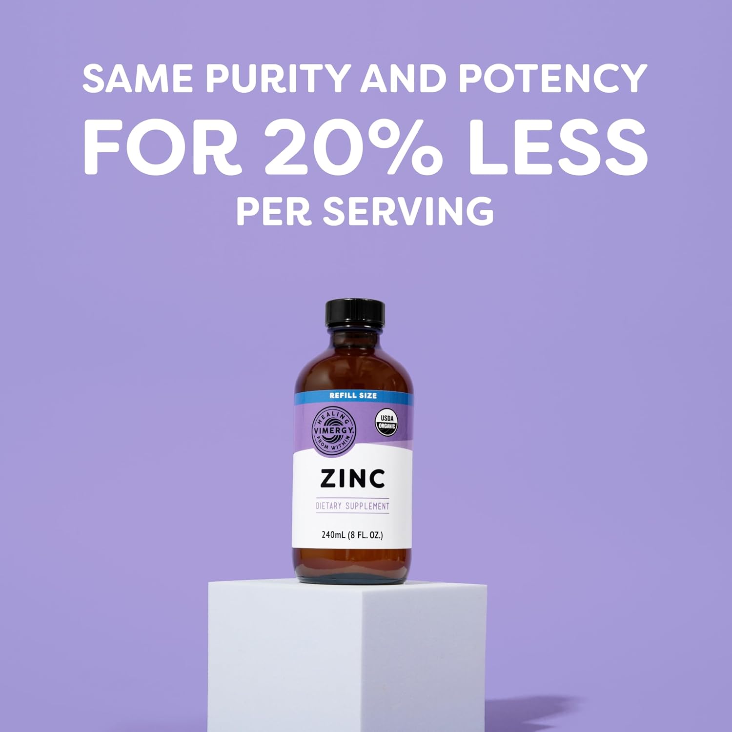 Vimergy Zinc Sulfate Liquid | Medical Medium #1 Choice & Immune Defense |120 Servings (240mL) - Image 3
