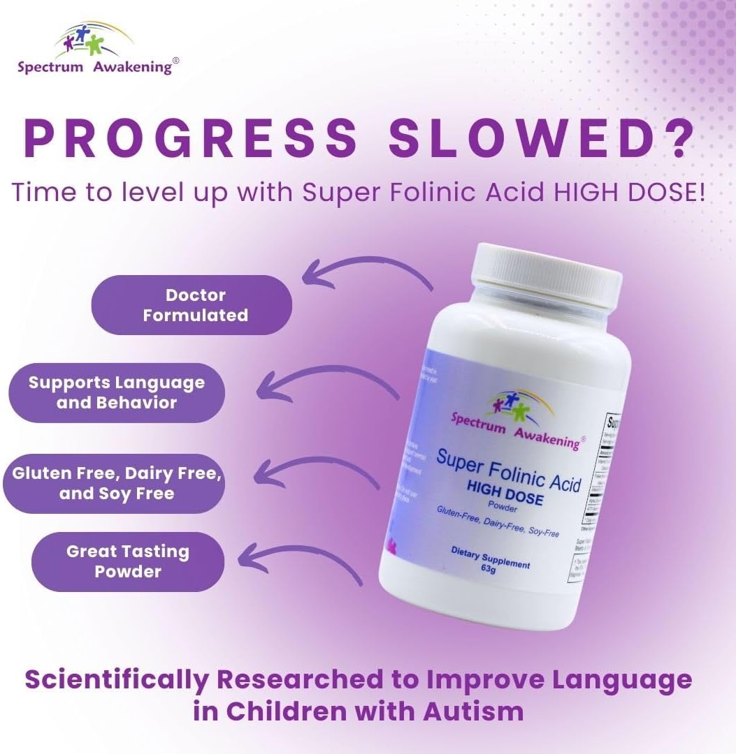 Spectrum Awakening Folinic Acid Leucovorin Powder – Essential Speech Support | 63 gm - Image 5