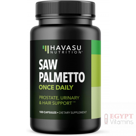 Saw Palmetto for Men Prostate Health Supplement to Promote Urinary Tract Function - 500mg Per Serving - 100 Count - DHT Blocker Hair Vitamin - Vegan, Non-GMO Capsules, Over 3 Month Supply