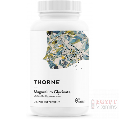 THORNE - Magnesium Glycinate - Supports Restful Sleep, Muscle Relaxation, Heart Health & Metabolism* - Chelated Magnesium Capsules - 90 Servings