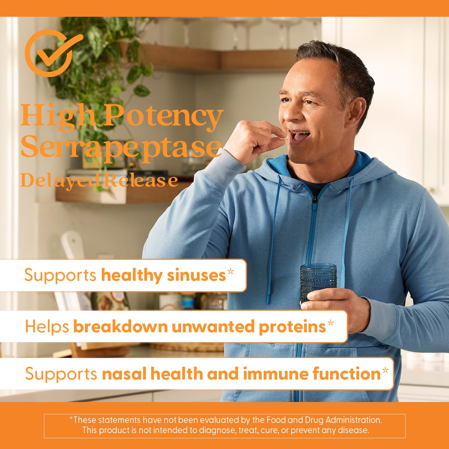 Doctor's Best Serrapeptase 120,000 SPU | For Sinus & Recovery | 90 Capsules - Image 5