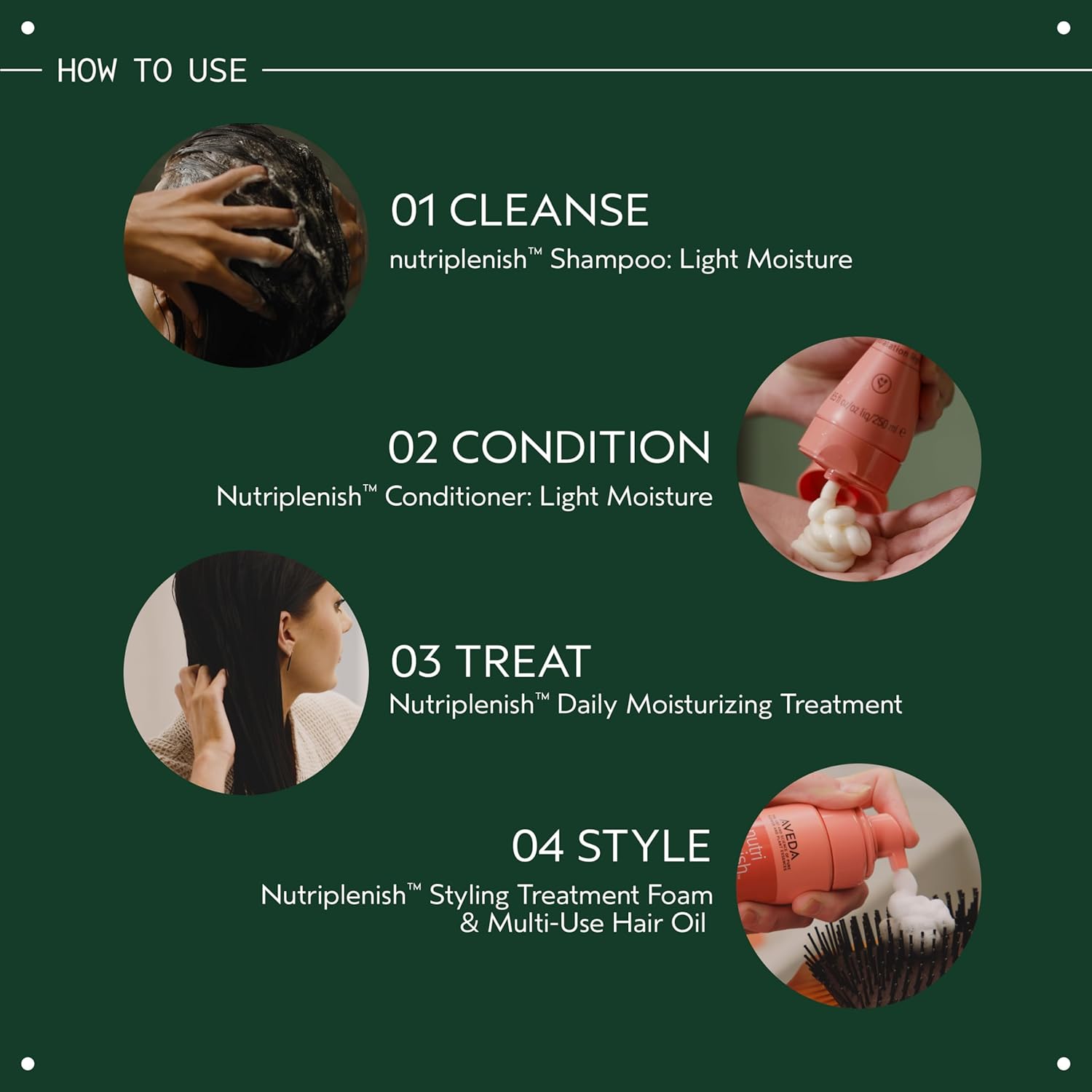 Aveda Nutriplenish Light Moisture Shampoo | Weightless Hydration - Image 3