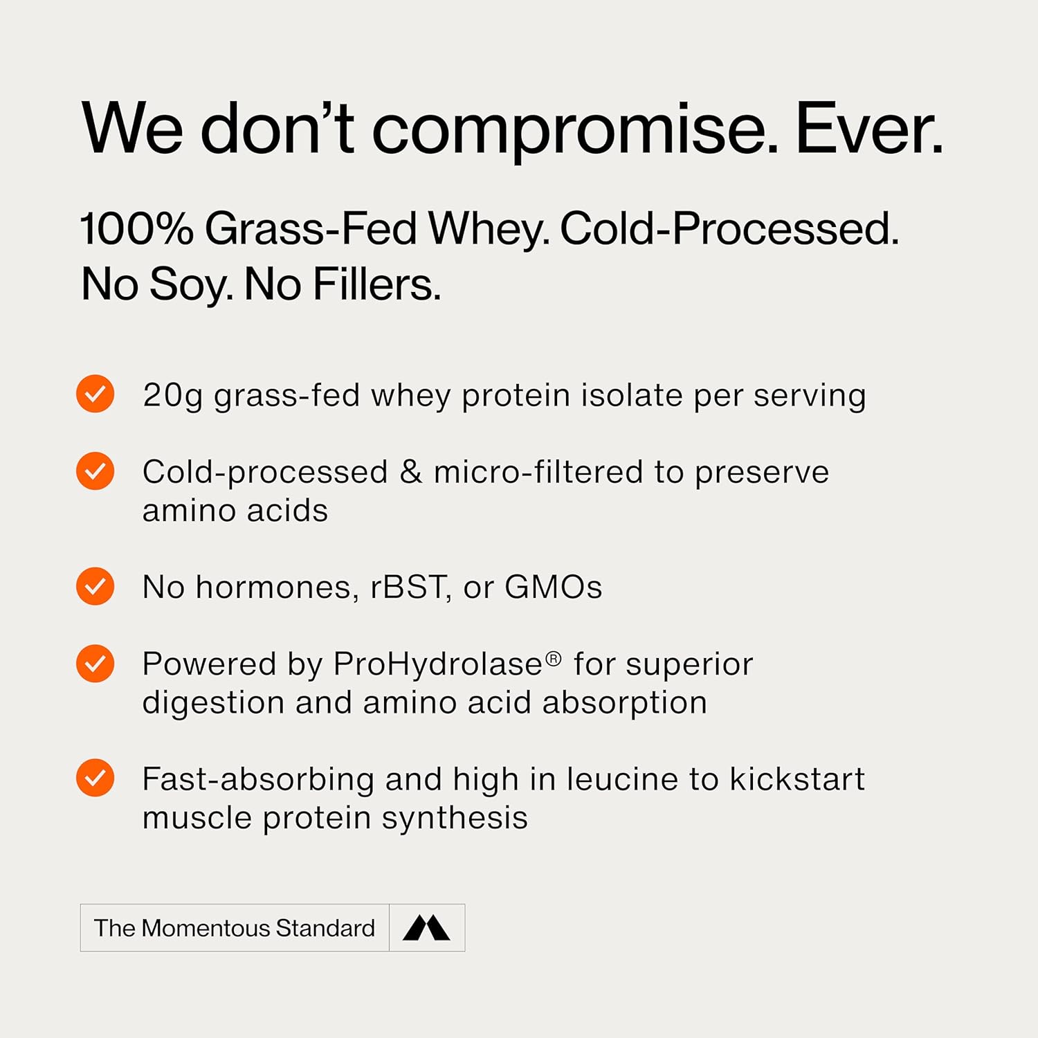 Momentous Whey Protein Isolate Review | Grass-Fed & NSF Certified | 25 serving - Image 7