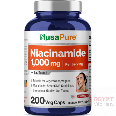 NusaPure Niacinamide 1000mg | 200 Capsules