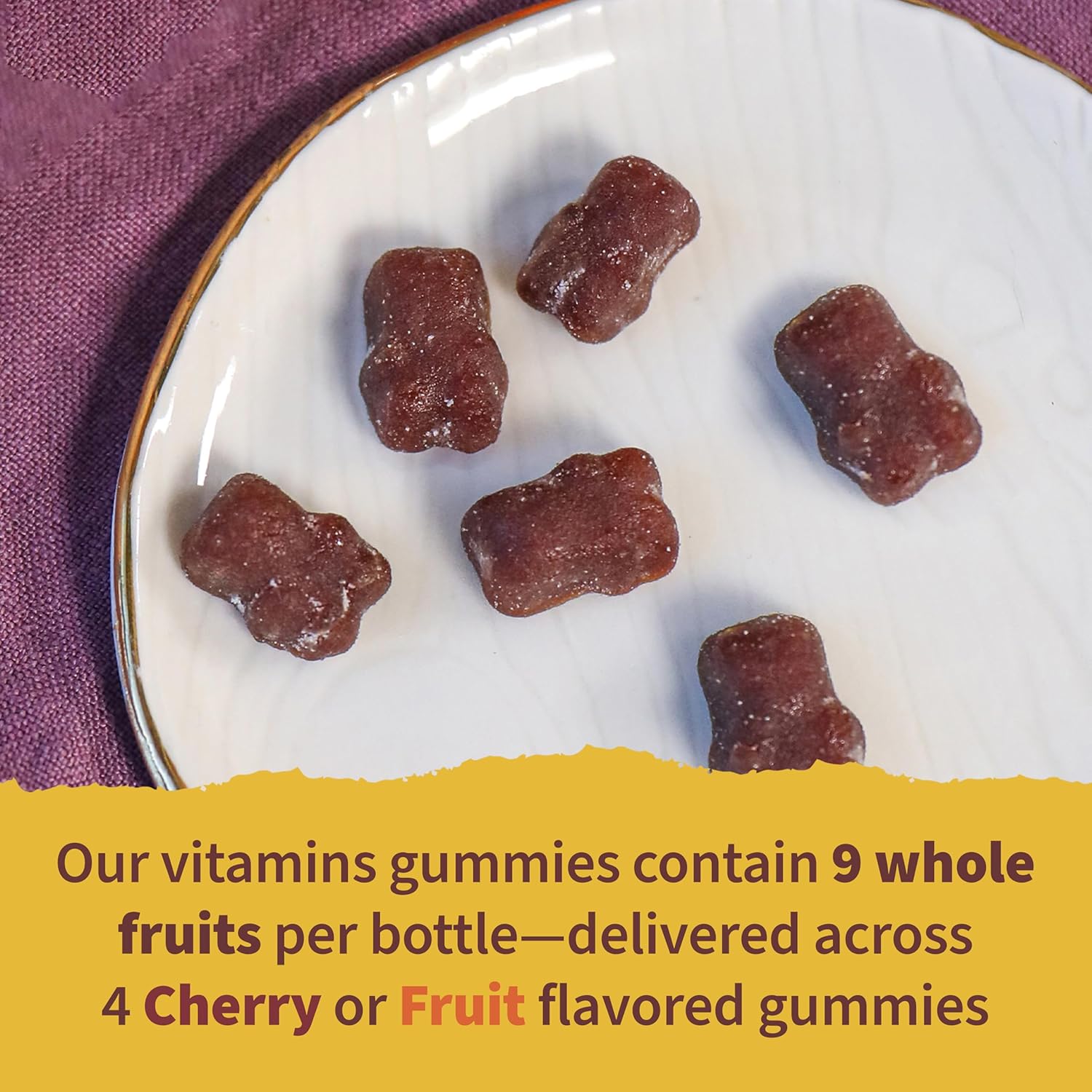 GardenGarden of Life Mykind Kids Gummy | Organic Real Fruit Multi |120 Real Fruit Chew Gummies - Image 3