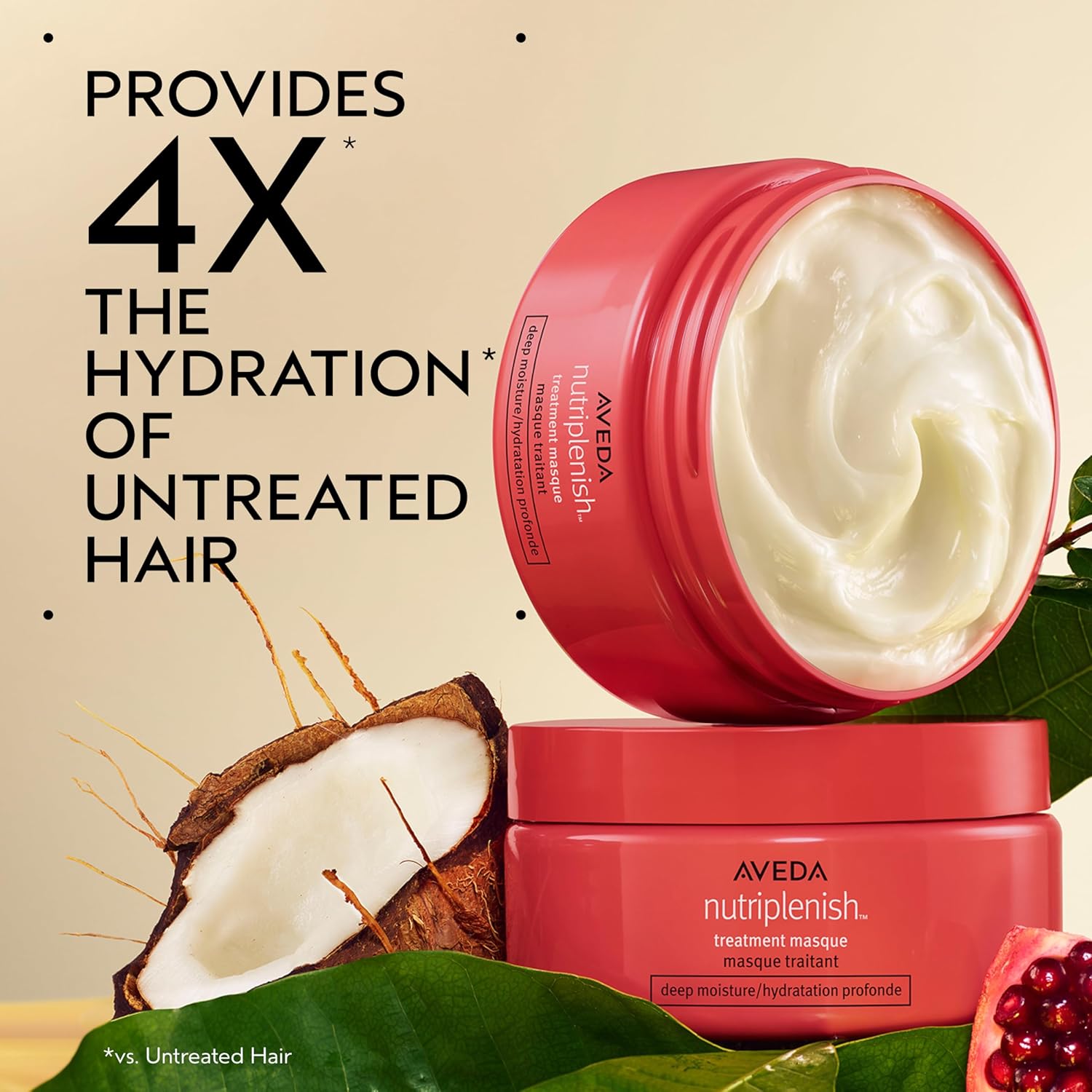 Aveda Nutriplenish Deep Moisture Mask | 4x Hydration for Dry Hair - Image 4