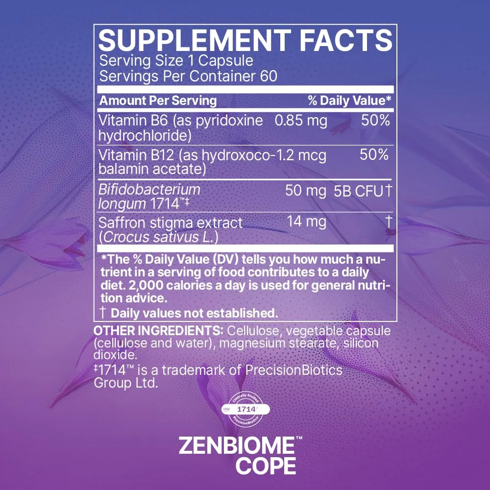 Zenbiome COPE Review | The "Psychobiotic" for Stress Relief | 60 Capsules - Image 4