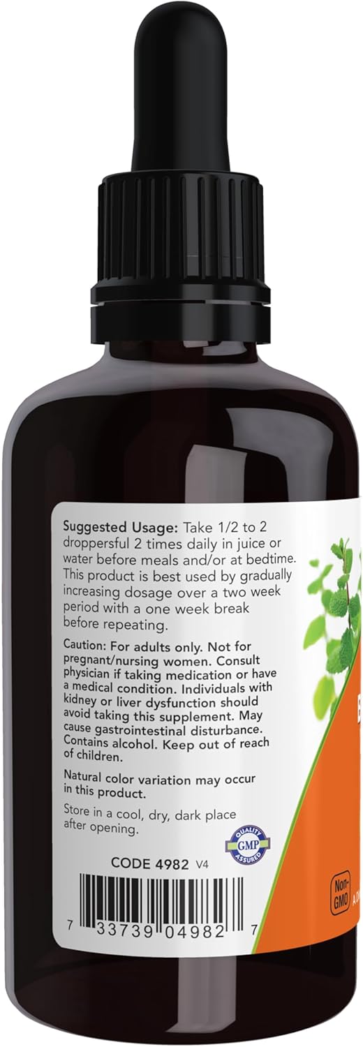 NOW Black Walnut Wormwood Liquid | The Complete Parasite Cleanse | 60 ml - Image 3