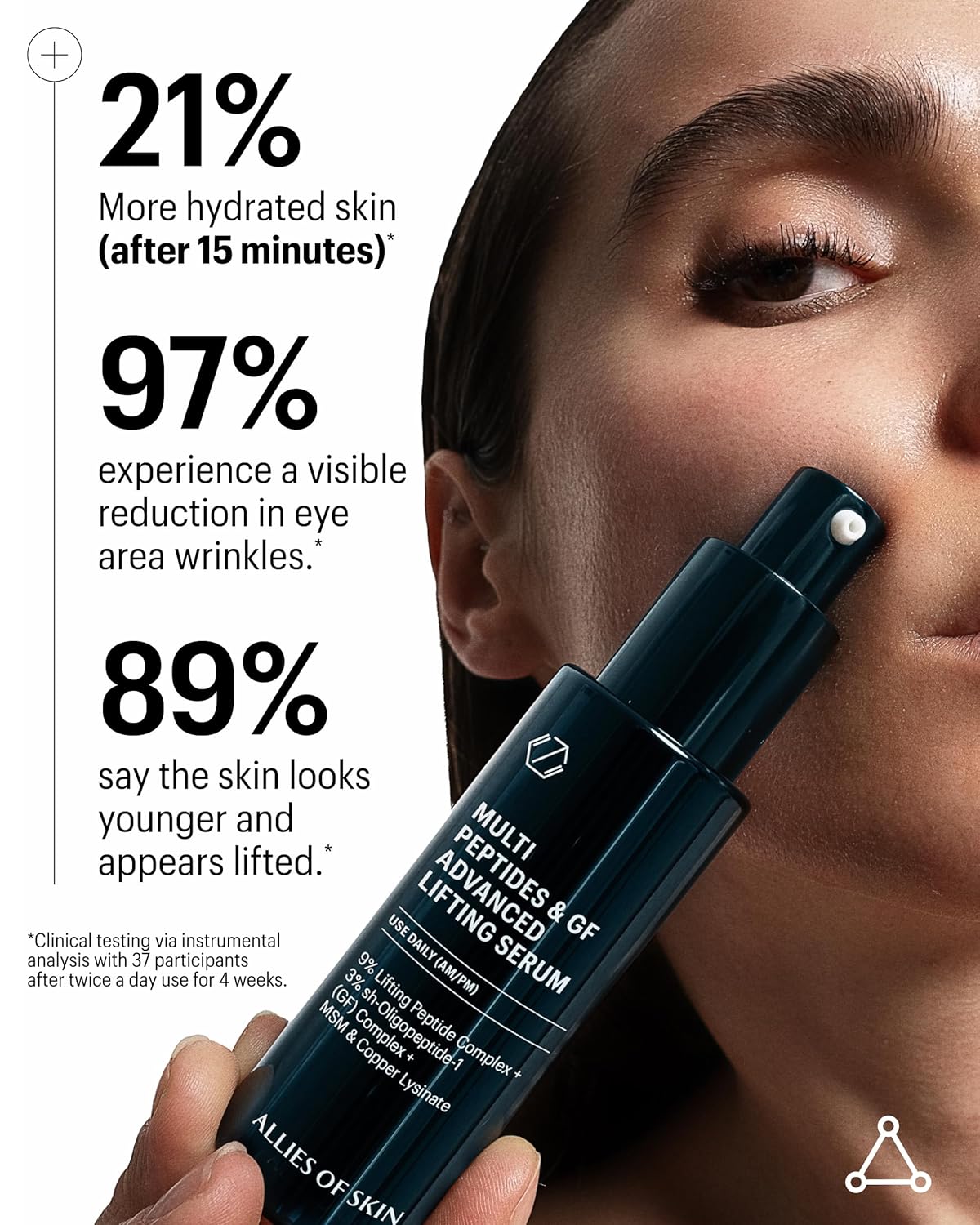 Allies of Skin Growth Factor Serum | 3% GF + 9% Peptides Lifting - Image 3
