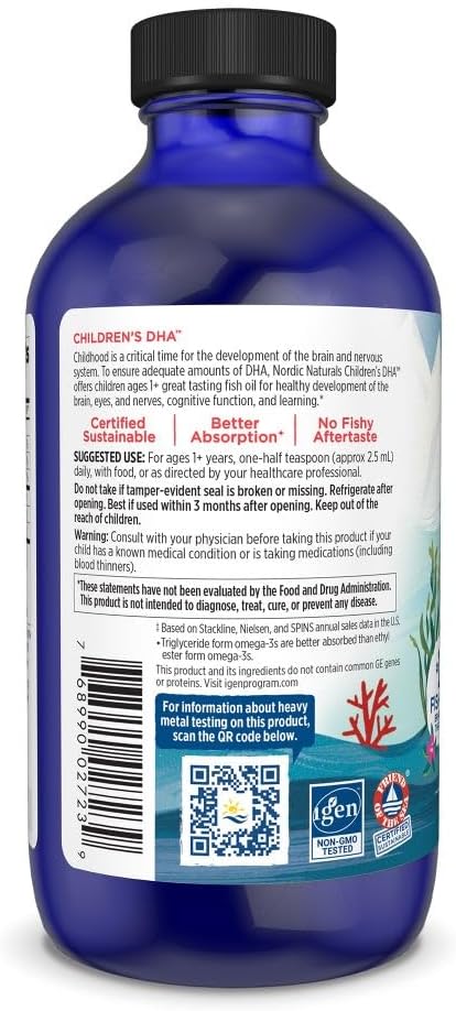 Nordic Naturals Children’s DHA - Essential Omega-3 for Brain Development | 96 Servings - Image 3