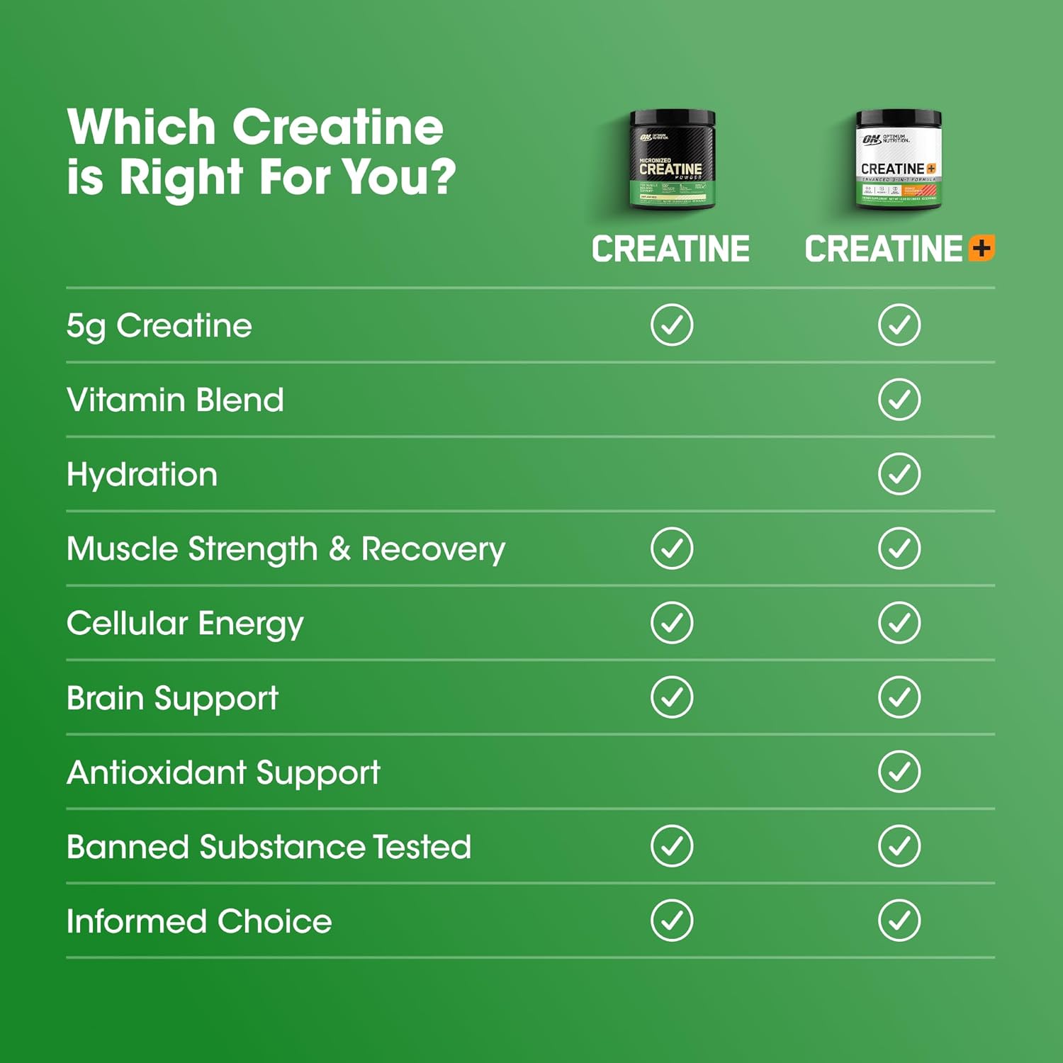 Optimum Nutrition Micronized Creatine Monohydrate Powder, Unflavored, 120 Servings, 600 Grams - Image 10