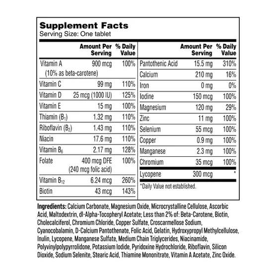 One A Day Men’s Multivitamin | Daily Energy & Immune Support | 300 Tablets - Image 2