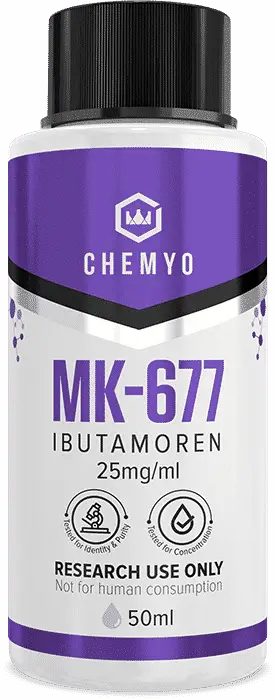 hemyo MK-677 Ibutamoren Solution 25mg - Ultimate Growth Hormone Secretagogue | 50ml