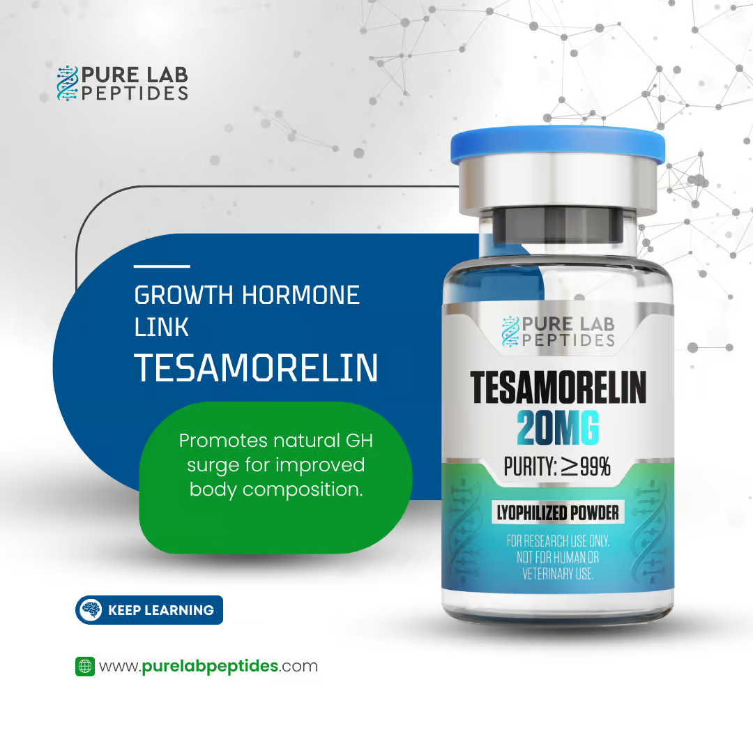 Pure Lab Tesamorelin 20mg | Visceral Fat Targeting Peptide - Image 5