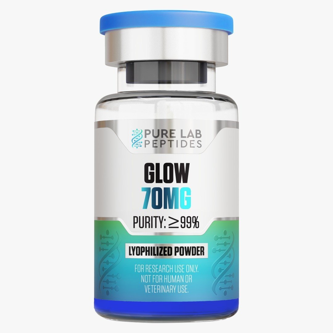 Pure Lab Peptides GLOW 70mg Blend | Advanced Skin & Tissue Regeneration