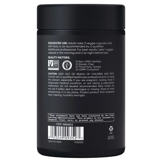 Sports Research Magtein Magnesium L-Threonate, 2000 mg | 135 Capsules - Image 2