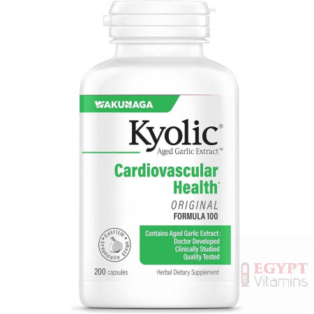 Kyolic Aged Garlic Extract Formula 600mg | Cardiovascular Health | 200 capsules
