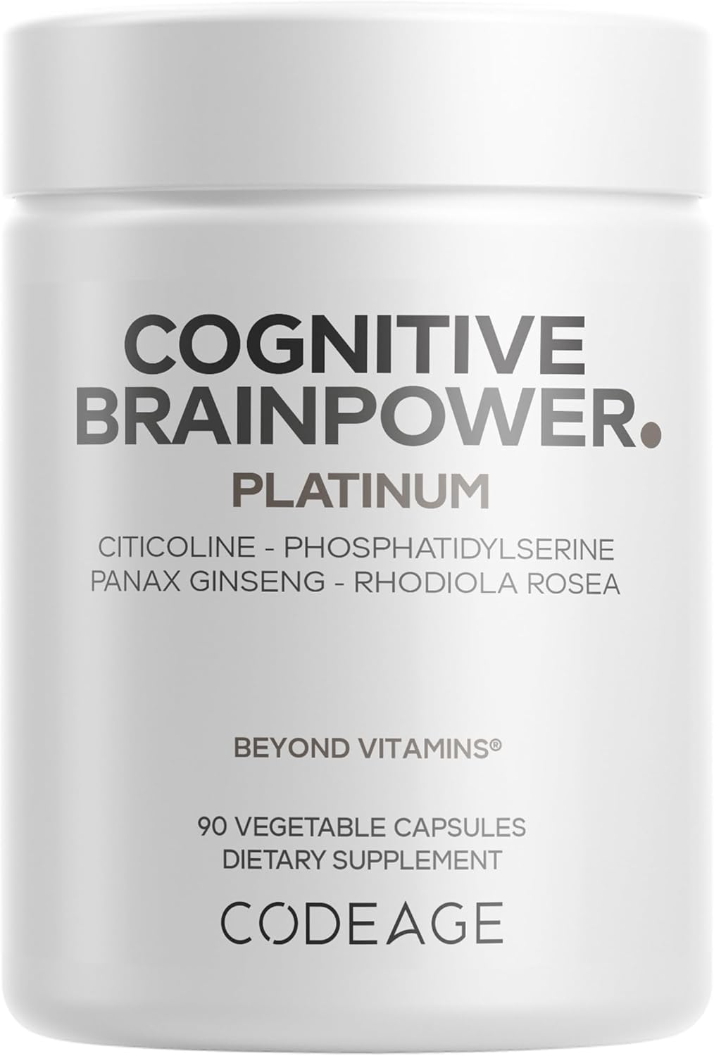 Codeage Cognitive Brainpower Platinum | 90 Capsules