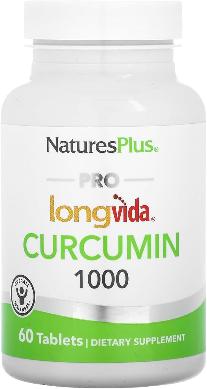 NaturesPlus PRO Longvida Curcumin 1000 mg | 60 Tablets