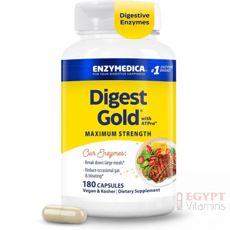 Enzymedica Digest Gold + ATPro | 180 Capsules