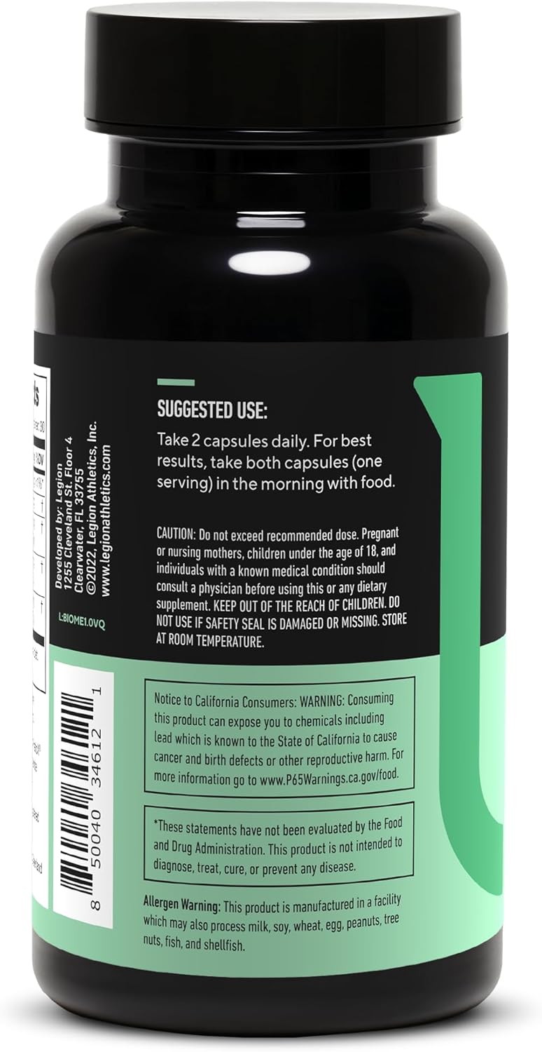 LEGION Biome Probiotic | Gut Health & Digestive Support | 30 Servings - Image 4