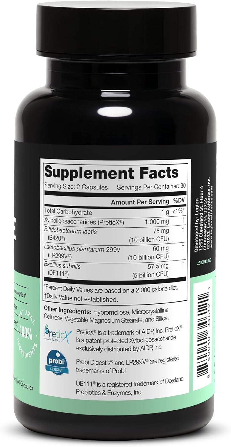 LEGION Biome Probiotic | Gut Health & Digestive Support | 30 Servings - Image 2