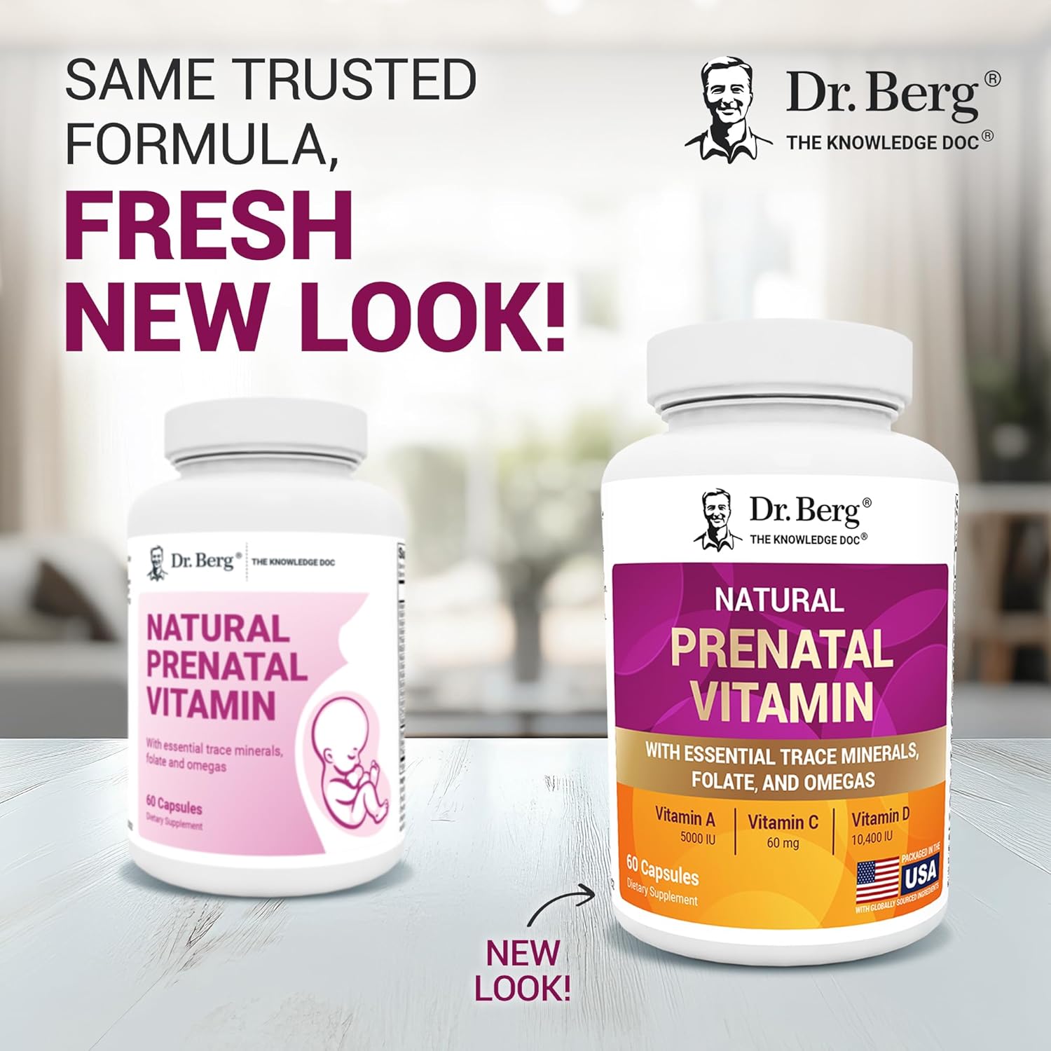 Dr. Berg Natural Prenatal Vitamins | Whole-Food Nutrient Matrix & Folate Support | 60 Capsules - Image 8