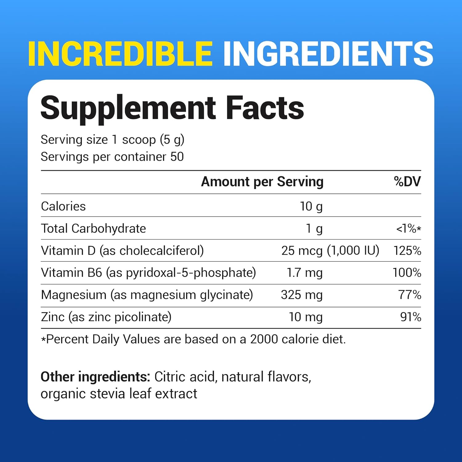 Dr. Berg Magnesium Glycinate Powder | With D3 & Zinc | 50 Servings | Delicious Raspberry & Lemon Flavor - Image 2